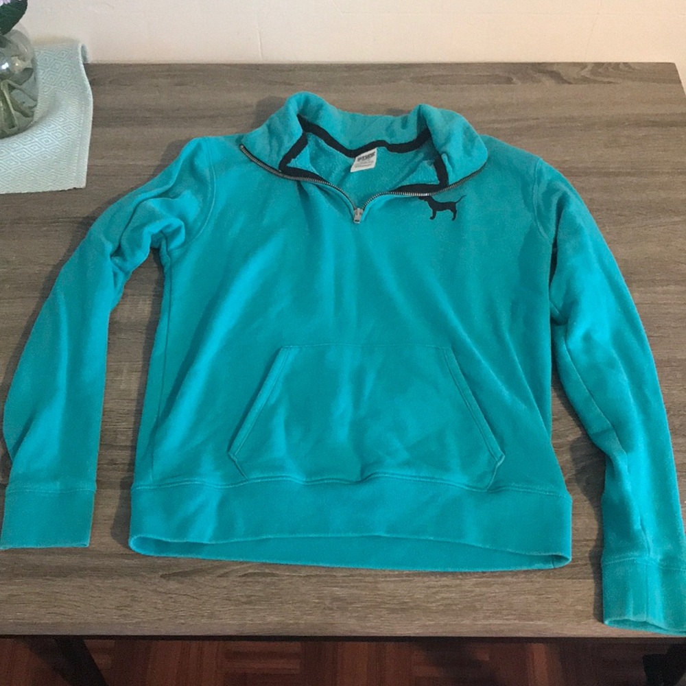 PINK Half Zip Sweatshirt